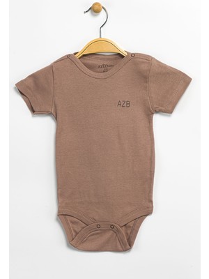 Aziz Bebe Erkek Kız Bebek Çıtçıtlı % 100 Pamuk Body & Zıbın