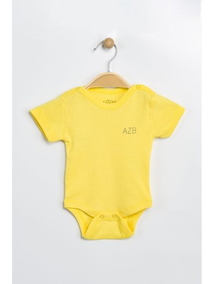 Aziz Bebe Erkek Kız Bebek Çıtçıtlı % 100 Pamuk Body & Zıbın
