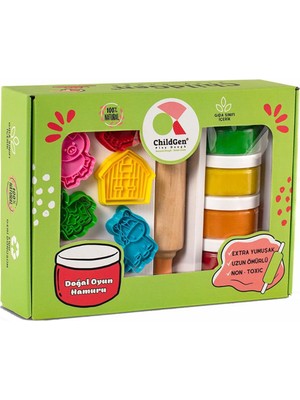 ChildGen Doğal Oyun Hamurları Premıum Kutu Set - Çiftlik