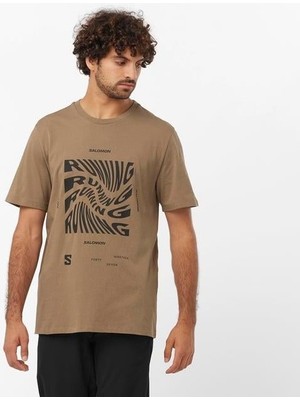 Salomon Running Graphic Ss Tee M Erkek T-Shirt