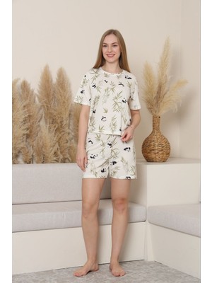 Modelli T-Shirt Şortlu Pijama Takımı
