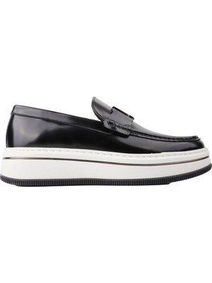 Marcomen 21108 Sıyah Loafer Derı Ayakkabı
