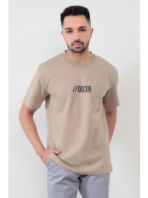 Vizon Erkek 0039 Baskılı Regular Kesim T-Shirt