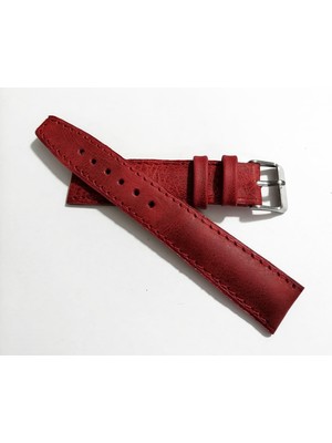 Fado Her Saate Uygun 18 mm Hakiki  Dana Derisi   ( 267)   Kırmızı
