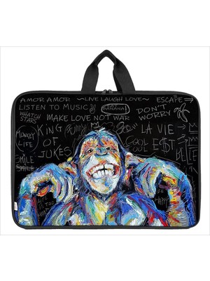 Cmk 39X55CM Kırılmaz Su Geçirmez Kumaş Desenli Proje ve Resim Çantası