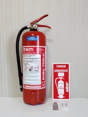 6 kg Kuru Kimyevi Tozlu Yangın Söndürme Tüpü