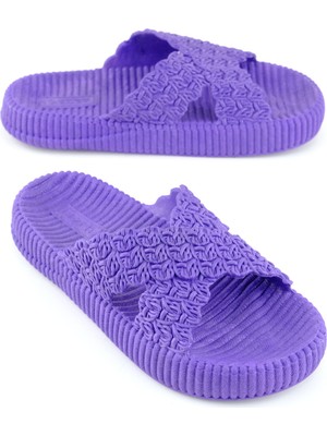 Gezer Kadın Yazlık Ev Banyo Islak Zemine Uygun Terlik