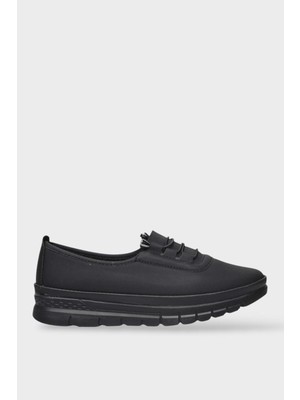 Liger Kadın Ortopedik Taban Comfort Günlük Ayakkabı SİYAH