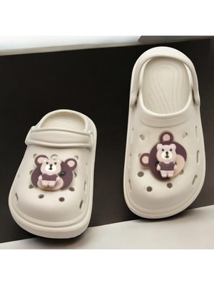 Ispartalılar 755  Rahat Taban Ayıcıklı Günlük Çocuk Terlik Sandalet