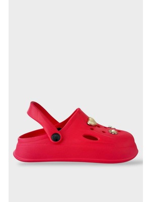 Liger Rahat Taban Kadın Sandalet KIRMIZI