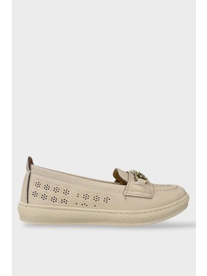 Liger Kadın Günlük Hafif Mevsimlik Rahat Casual Ayakkabı BEJ