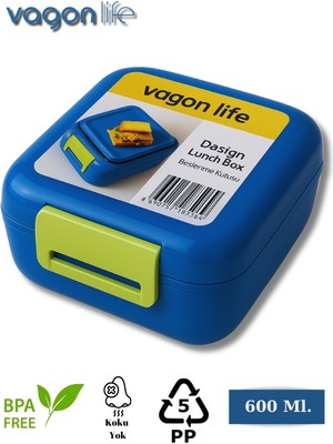 Vagonlife -Beslenme Kutusu - Premium Launch Box - 600 Ml.