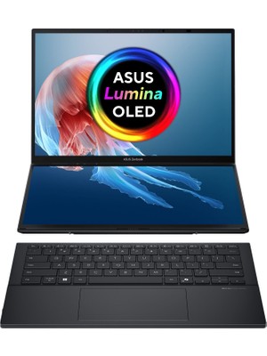Asus UX8406CA Zenbook Duo OLED Intel Core Ultra 7 255H 32GB 1TB SSD 14" 3K Dokunmatik W11H