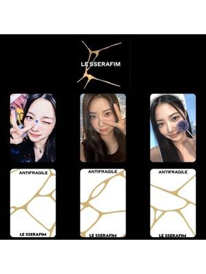 Le Sserafım Eunchae '' Antifragile '' Album Kart Seti