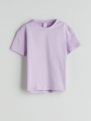 Lcw Kids  Bisiklet Yaka Baskılı Penye Kız Çocuk Tişört  (S5)