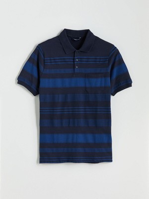 Lcwaıkıkı Classic  Polo Yaka Renk Bloklu Erkek Tişört  (S5)