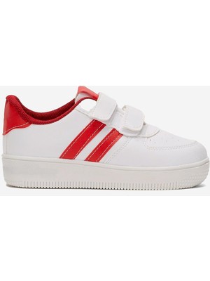 Liger Çocuk Sneaker Spor Ayakkabı KIRMIZI - BEYAZ