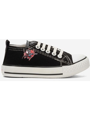 Liger Akıllı Bağcık Günlük Keten Çocuk Spor Ayakkabı  SİYAH