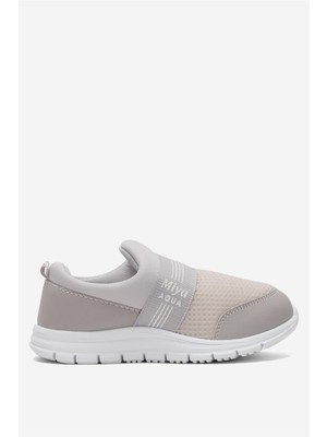 Liger Unisex Lastilkli Hafif Airfle Çocuk Spor Ayakkabı  GRİ