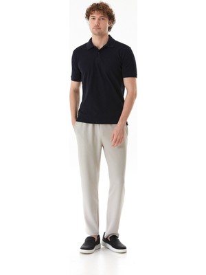 Waffle Kumaş Beli Lastikli Pantolon