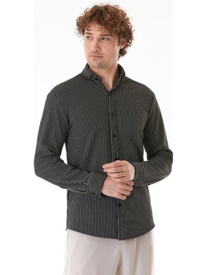 Çizgili Fitilli Gömlek