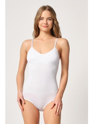 Beyaz Mı Emay 1925 Soft Pedli Çıtçıtlı Body