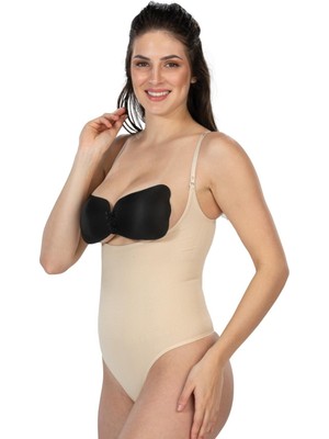 Ten Mı Emay 2076 Göğüsü Açık String Body Korse