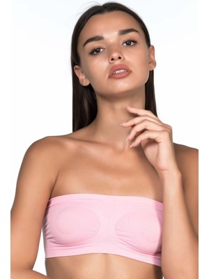 Pembe Mı Emay 4002 Soft Straplez Büstiyer