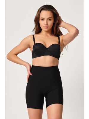 Siyah Mı Emay 2816 Yüksek Bel Boxer Lazer Korse