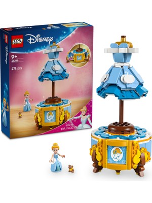 LEGO® │ Disney Princess Sindirella'nın Elbisesi 43266 - 9 Yaş & Üzeri Çocuklar için Yaratıcı Oyuncak Yapım Seti (474 Parça)