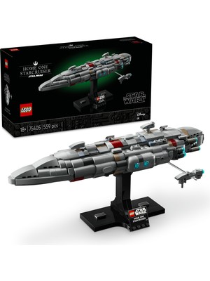 LEGO® Star Wars™ Home One Starcruiser 75405 - Yetişkinler için Koleksiyonluk ve Dekoratif Model Yapım Seti (559 Parça)