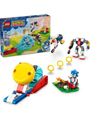 LEGO® Sonic the Hedgehog™ Sonic'in Kamp Ateşi Çarpışması 77001 - 7+ Video Oyunu Seven Çocuklar için Oyuncak Yapım Seti (177 P)