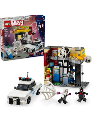 ® ǀ Marvel Spider-Verse: Miles Morales, Spot'a Karşı 76311 - 9+ için Süper Kahraman Figürü İçeren Oyuncak Yapım Seti (375P)