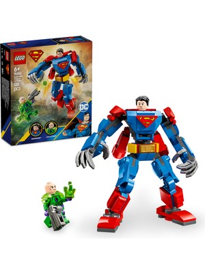 LEGO® DC Batman™ Superman™ Robotu, Lex Luthor™’a Karşı 76302 - 6 Yaş & Üzeri Çocuklar için Oyuncak Yapım Seti (120 Parça)