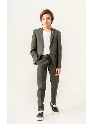 Tişörtlü Ceketli Takım Elbise 4031