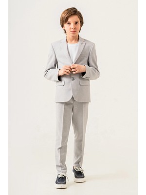 Tişörtlü Ceketli Takım Elbise 4030