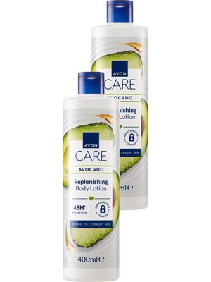 Avon Care Kuru Ciltler İçin Nemlendirici Avokado Özlü Vücut Losyonu 400 ml İkili Set