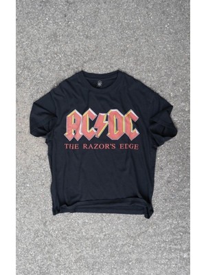 Ac/cd Razors Edge Oversize Kısa Kollu T-Shirt