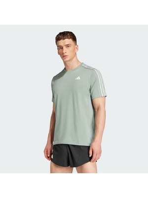 Adidas Performance JD2314 Own the Run 3-Stripes Tee