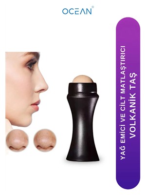 Ocean Volkanik Taş, Doğal Yağ Emici ve Cilt Matlaştırıcı Gerçek Lav Taşı