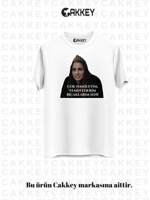 Cakkey Trend Prens Dizisi Komik Replik Baskılı Oversize Rahat Kalıp T-Shirt
