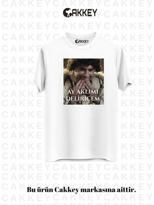 Cakkey Trend Prens Dizisi Komik Replik Baskılı Oversize Rahat Kalıp T-Shirt