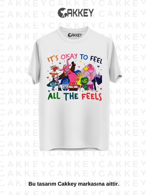 Unisex Ters Yüz Baskılı Oversize T-Shirt