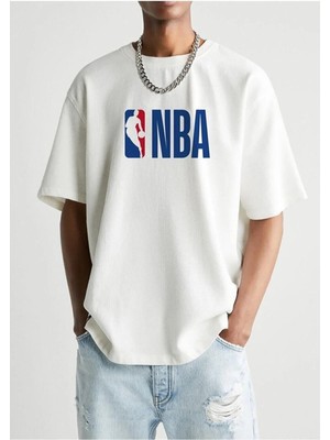 Cakkey Onthe-Nba Logo Baskılı T-Shirt