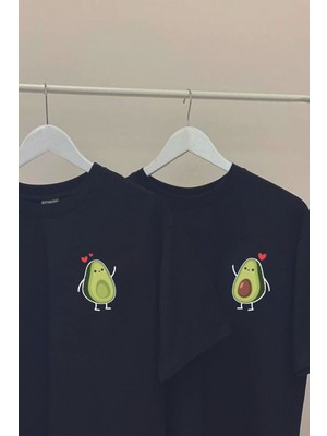 Sevgili Kombini Çift Unisex Oversize Baskılı T-Shirt