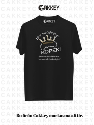 Cakkey Trend Prens Dizisi Komik Replik Baskılı Oversize Rahat Kalıp T-Shirt