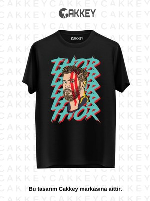 Cakkey Thor Baskılı T-Shirt