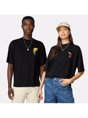 Cedric & Chen Baskılı Sevgili Kombini T-Shirt 2 Adet