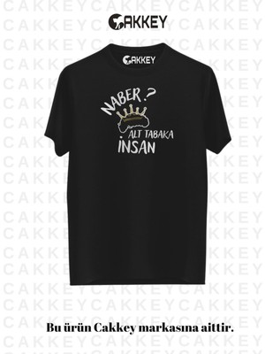 Cakkey Trend Prens Dizisi Komik Replik Baskılı Oversize Rahat Kalıp T-Shirt