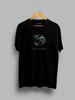 Cakkey Oversize The Witcher Tasarım Ön Arka Baskılı Tişört